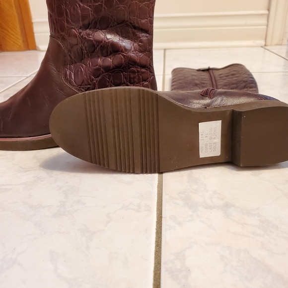 Vintage mahogany boots - Picture 5 of 5